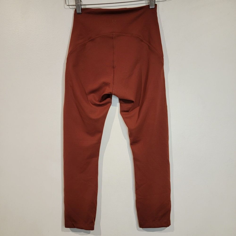 EUC Lululemon Womens InStill High Rise Tight Legging Pant Mulled Wine 25" Siz 4